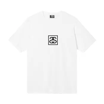 Футболка Stussy Squared Tee 'White', белый