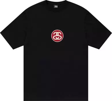 Футболка Stussy SS-Link Tee 'Black', черный