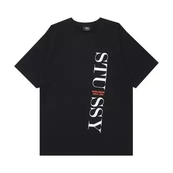 Футболка Stussy Standard 'Black', черный