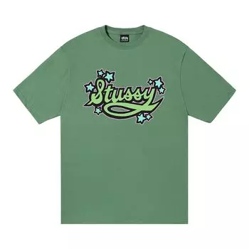 Футболка Stussy Star Script, черная