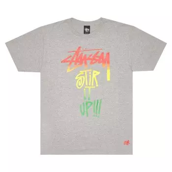 Футболка Stussy Stir It Up! 'Grey Heather', серый