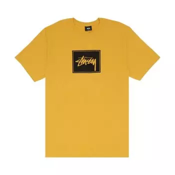 Футболка Stussy Stock Box 'Yellow', желтый