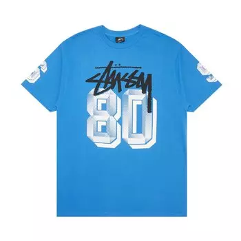 Футболка Stussy Stock Dot 80, Marina Blue