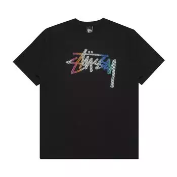 Футболка Stussy Stock Kaleidscope, черная