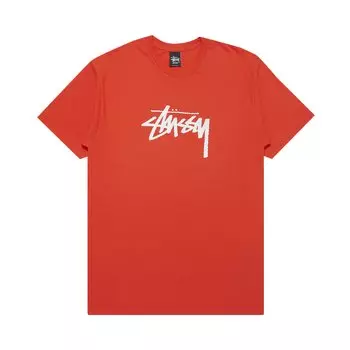 Футболка Stussy Stock, красная