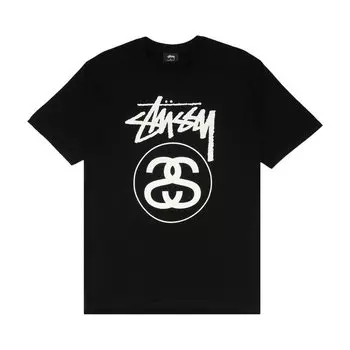 Футболка Stussy Stock Link 'Black', черный