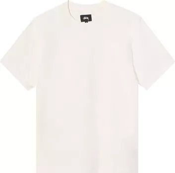 Футболка Stussy Stock Logo Short-Sleeve Crew 'Natural', загар