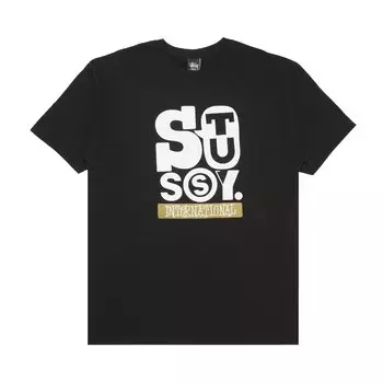Футболка Stussy Stu Stack, черная