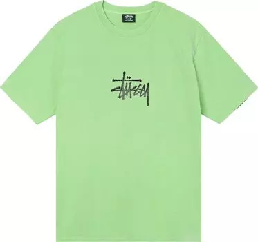 Футболка Stussy Surf Tomb Pigment Dyed Tee 'Green', зеленый