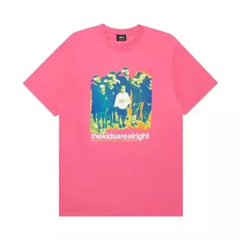 Футболка Stussy The Kids Are Alright 'Pink', розовый