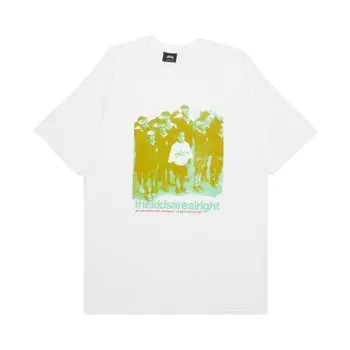 Футболка Stussy The Kids Are Alright 'White', белый