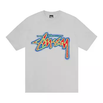 Футболка Stussy Thermal Stock Tee, серый