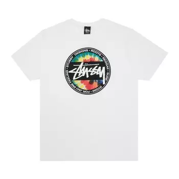 Футболка Stussy Tie Dye Dot 'White', белый