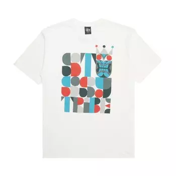 Футболка Stussy Tiki Tribe Белая