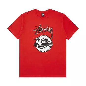 Футболка Stussy Tribal Sk8, красная
