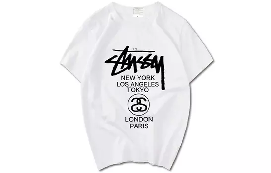 Футболка Stussy унисекс, цвет Black