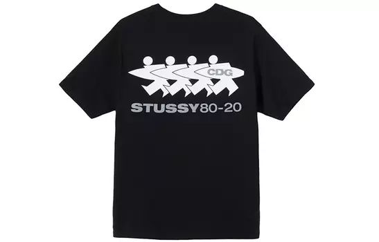 Футболка Stussy унисекс, цвет Black
