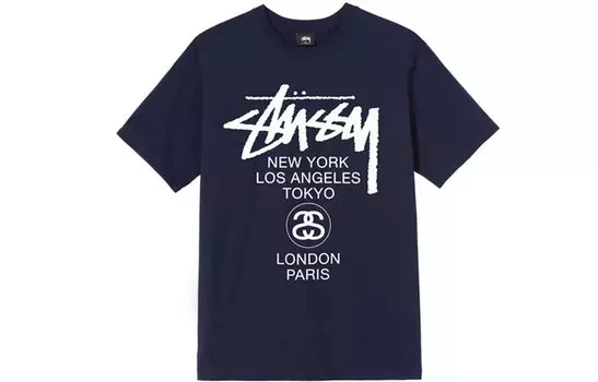 Футболка Stussy унисекс, цвет Black