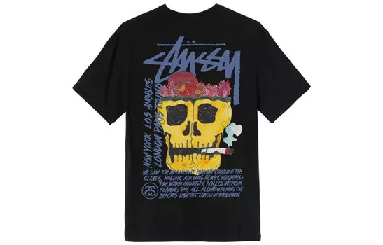 Футболка Stussy унисекс, цвет Black