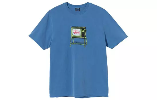 Футболка Stussy унисекс, цвет Blue