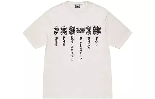 Футболка Stussy унисекс, цвет Brown