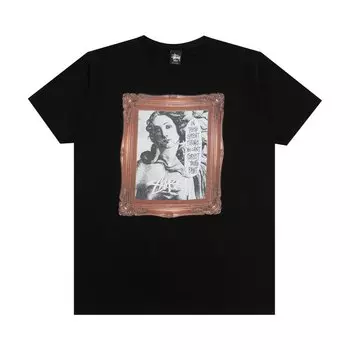 Футболка Stussy Venus Frame 'Black', черный