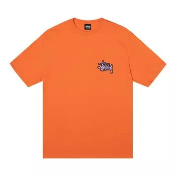 Футболка Stussy в клетку Коралл