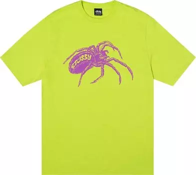 Футболка Stussy Widow Tee 'Keylime', зеленый