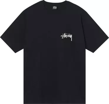 Футболка Stussy Withered Flower Tee 'Black', черный