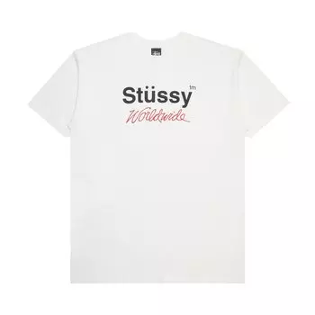Футболка Stussy Worldwide, белая