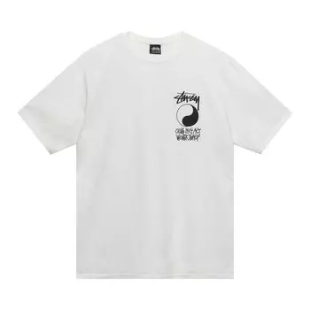 Футболка Stussy x Our Legacy Frame, окрашенная в пигмент, Натуральный