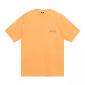 Футболка Stussy x Our Legacy, окрашенная в горошек, Абрикос
