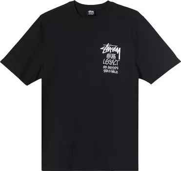 Футболка Stussy x Our Legacy Surfman Tee 'Black', черный