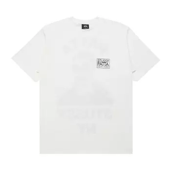 Футболка Stussy x Patta Skull NY, цвет Белый
