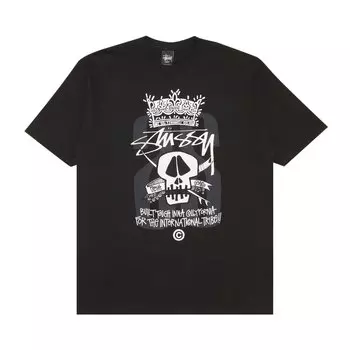 Футболка Stussybuilt Tough Collyfornia, черная