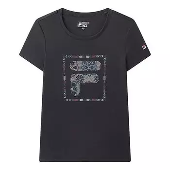 Футболка stylish simplicity sports short sleeve blue Fila, синий