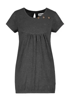 Футболка СуммахАК А, декоративные пуговицы, рюши, женская ALIFE AND KICKIN, цвет Moonless Mel