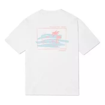 Футболка summer activity surf graphic t-shirt 'white' Converse, белый