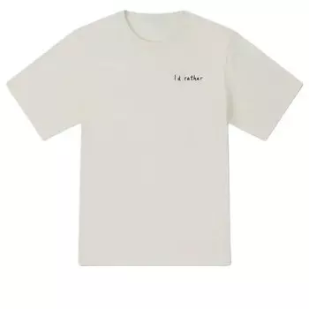 Футболка summer verbiage t-shirt 'white' Converse, белый