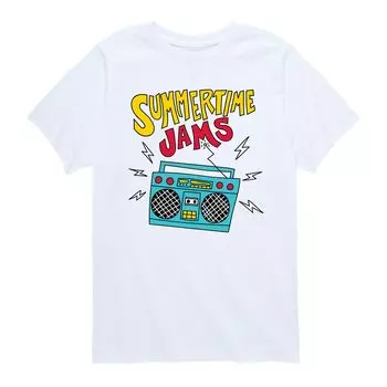 Футболка Summertime Jams Boombox с рисунком для мальчиков 8–20 лет Licensed Character