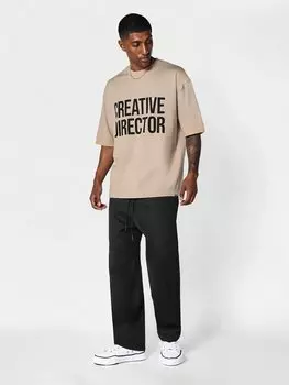 Футболка Sumwon с принтом, бежевый