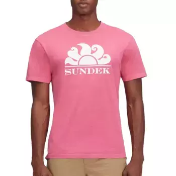 Футболка Sundek Printed logo, розовый