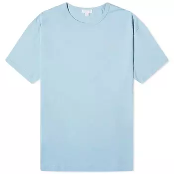 Футболка Sunspel Classic Crew Neck, цвет Sky Blue