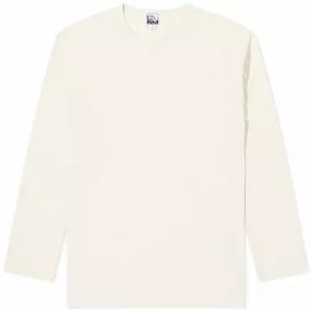 Футболка Sunspel X Nigel Cabourn Long Sleeve Pocket T-Shirt, цвет Stone White