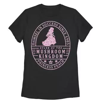 Футболка Super Mario Princess Peach Ruler Of The Mushroom Kingdom для юниоров Licensed Character