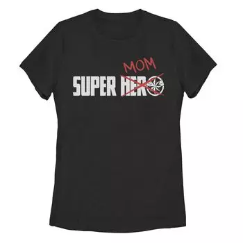 Футболка Super Mom ко Дню матери «Капитан Марвел» для юниоров Licensed Character