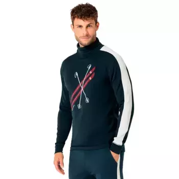 Футболка Super.natural Kryssede Ski Roll Neck long sleeve, синий