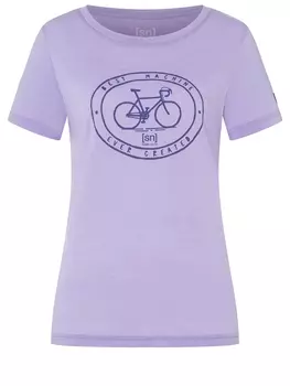 Футболка super.natural Merino, фиолетовый