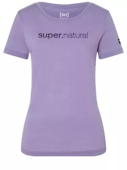 Футболка super.natural Merino, фиолетовый