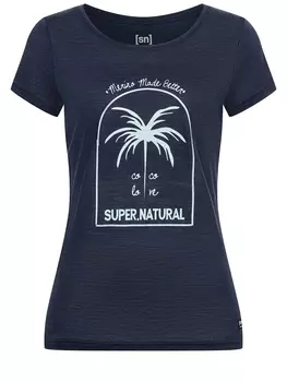 Футболка super.natural Merino, синий